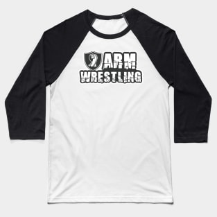 Arm Wrestling Baseball T-Shirt